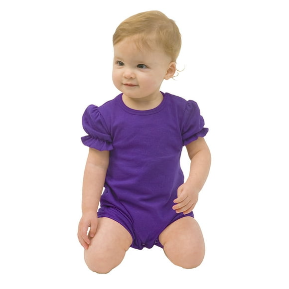 Chouven Infant Babys Deep Purple Logo Long Sleeve Bodysuit Clothes Toddler Girls Boys Rompers 